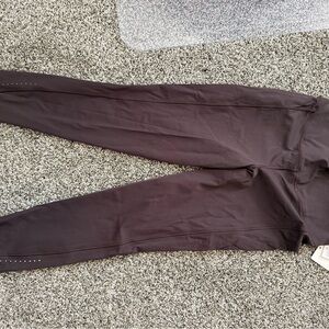 Lululemon Fast and Free HR Tight 15” 1 pkt Evolve Brown Leggings NWT